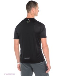 Мужская черная футболка с принтом от Anta