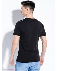 Мужская черная футболка с принтом от Calvin Klein