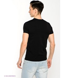 Мужская черная футболка с принтом от DODOGOOD