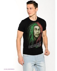 Мужская черная футболка с принтом от DODOGOOD