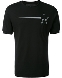 Мужская черная футболка с принтом от Hydrogen