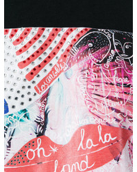 Женская черная футболка с принтом от EACH X OTHER