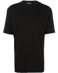 Мужская черная футболка с принтом от Raf Simons