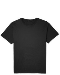 Мужская черная футболка с принтом от Raf Simons