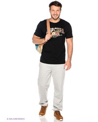 Мужская черная футболка с принтом от Rip Curl