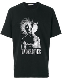 Мужская черная футболка с принтом от Undercover