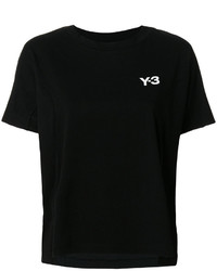 Женская черная футболка с принтом от Y-3
