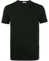 Мужская черная футболка с украшением от Valentino