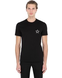 Черная футболка со звездами