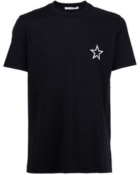 Мужская черная футболка со звездами от Givenchy