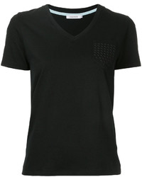 Женская черная футболка со звездами от GUILD PRIME