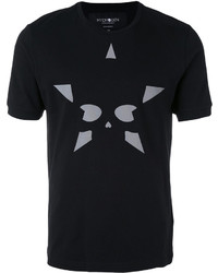 Мужская черная футболка со звездами от Hydrogen
