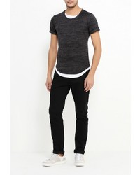 Мужская черная футболка от Aarhon