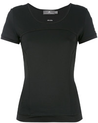 Женская черная футболка от adidas by Stella McCartney