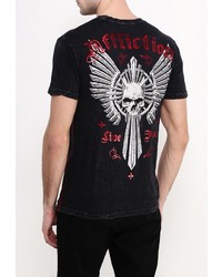 Мужская черная футболка от Affliction