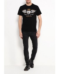 Мужская черная футболка от Affliction