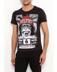 Мужская черная футболка от Alcott