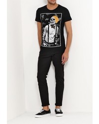 Мужская черная футболка от Alcott