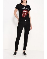 Женская черная футболка от Alcott