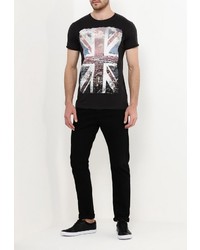 Мужская черная футболка от Alcott