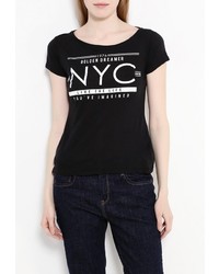 Женская черная футболка от Alcott