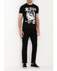 Мужская черная футболка от Alcott