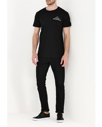 Мужская черная футболка от Alcott