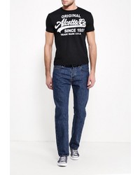 Мужская черная футболка от Alcott