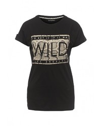 Женская черная футболка от Alcott