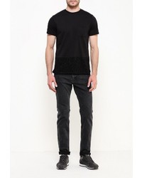 Мужская черная футболка от Another Influence