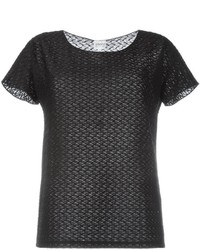 Женская черная футболка от Armani Collezioni