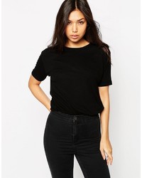 Женская черная футболка от Asos
