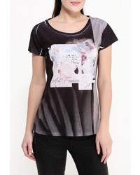 Женская черная футболка от Aurora Firenze