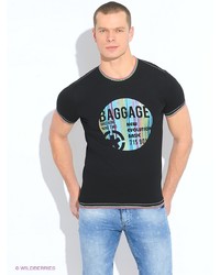 Мужская черная футболка от BAGGAGE