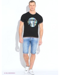 Мужская черная футболка от BAGGAGE