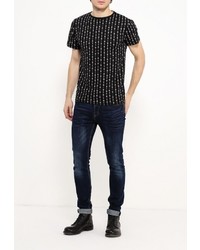 Мужская черная футболка от Bellfield