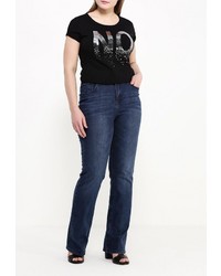 Женская черная футболка от Bestia Donna