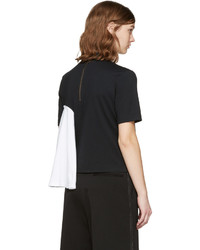 Женская черная футболка от Facetasm