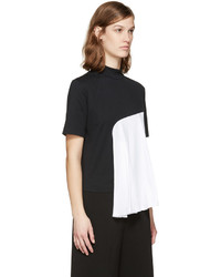 Женская черная футболка от Facetasm