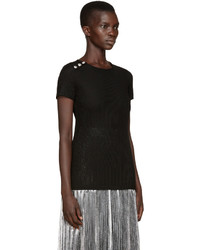 Женская черная футболка от Versus