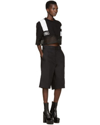 Женская черная футболка от Hood by Air