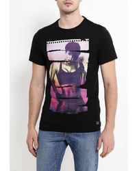 Мужская черная футболка от BLEND