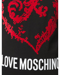 Женская черная футболка от Love Moschino