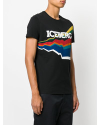 Мужская черная футболка от Iceberg