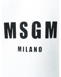 Женская черная футболка от MSGM