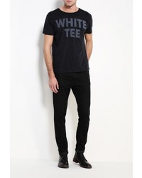 Мужская черная футболка от Broadway