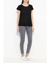 Женская черная футболка от Broadway