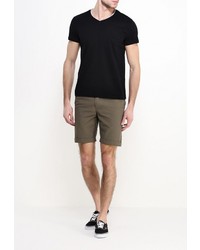 Мужская черная футболка от Broadway