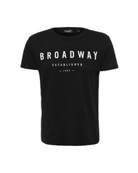 Мужская черная футболка от Broadway