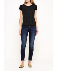 Женская черная футболка от Bruebeck